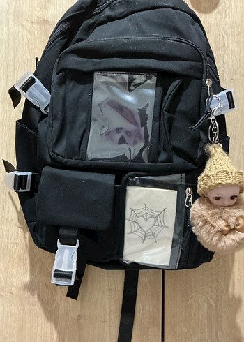 Siyah Okul Sırt Çantası - Görsel 2