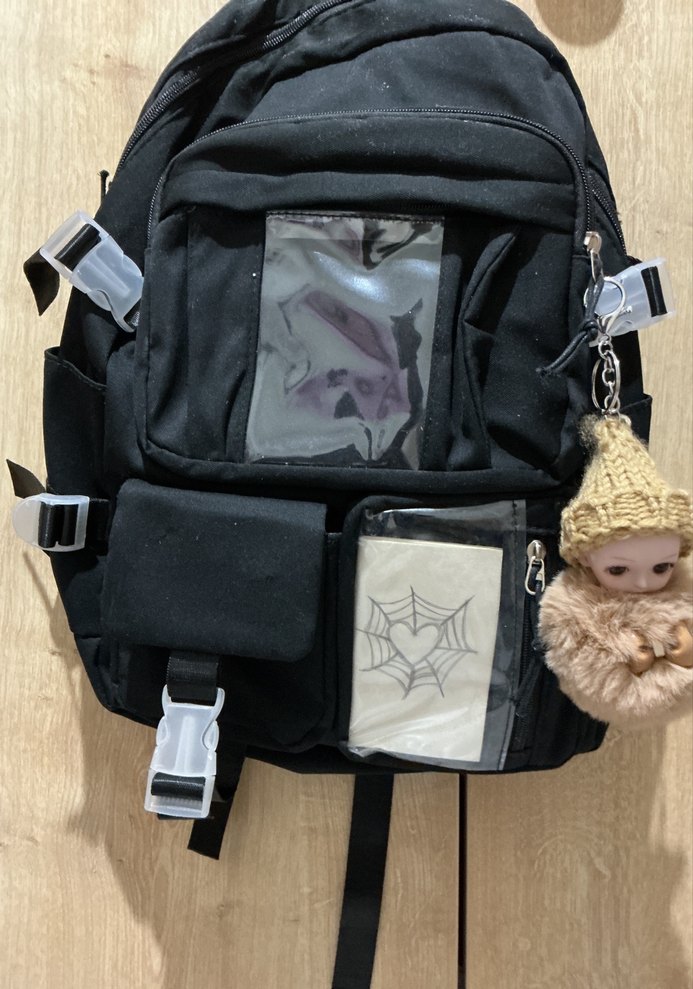 Siyah Okul Sırt Çantası - Görsel 2