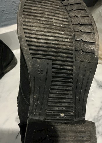 Haki deri bot kadın - Görsel 8