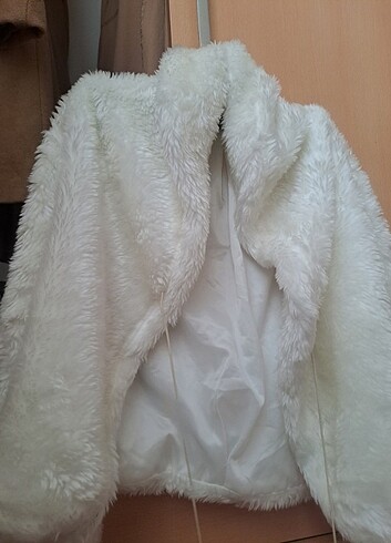 s Beden beyaz Renk Yünlü ceket 