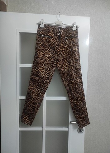 Zara Leopar Pantolon