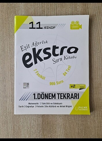 11.snıf Palme eşit ağırlık Soru bankası