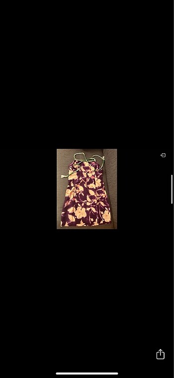 s Beden Zara keten karisinli mini elbise