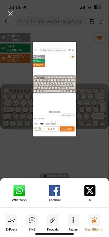 Logitech bluetooth klavye