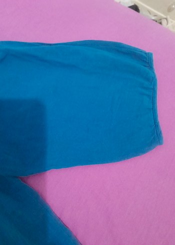 Zara Düğmeli Mavi Kadın pamuklu Gömlek