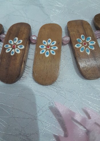 Zara Nakışlı Boncuklu Bohem Kadın Kolye gül ağacı