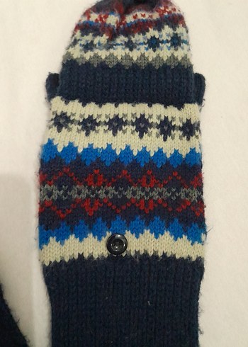 Renkli Örgü Erkek Çocuk Eldivenleri - Görsel 6