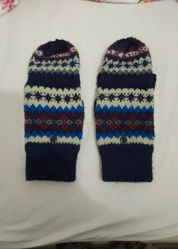 Renkli Örgü Erkek Çocuk Eldivenleri - Görsel 7