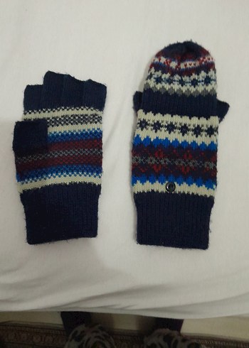 Renkli Örgü Erkek Çocuk Eldivenleri - Görsel 5