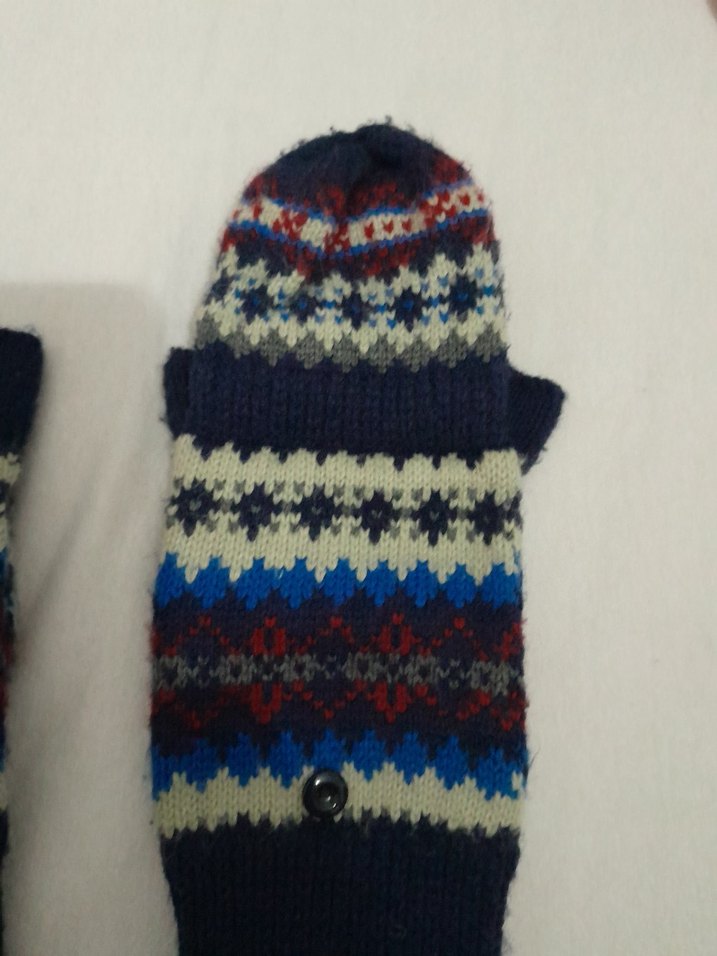 Renkli Örgü Erkek Çocuk Eldivenleri - Görsel 4