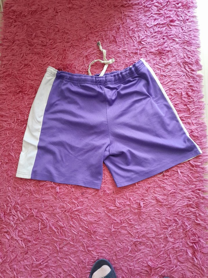 Mor Renkli Rahat Kesim erkek Şort mayo - Görsel 3