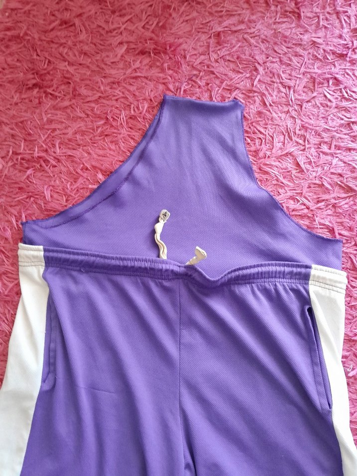 Mor Renkli Rahat Kesim erkek Şort mayo - Görsel 4