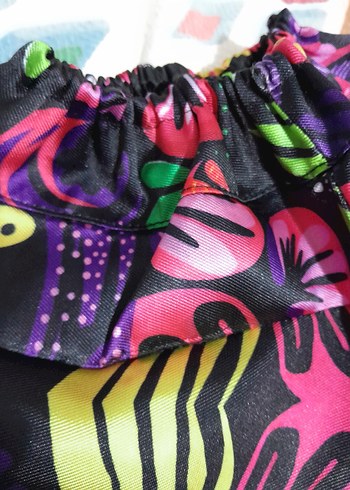 Renkli Fırfırlı Bohem Kız Eteği - Görsel 2