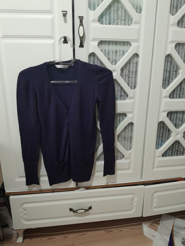 Pul&bear lacivert Hırka S - Görsel 4