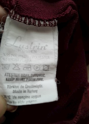 Bordo Uzun Kollu Pileli Kadın Elbise - Görsel 4