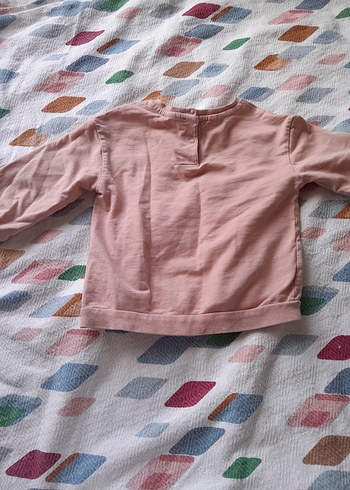 somon rengi Kız Sweatshirt 2 yaş - Görsel 2