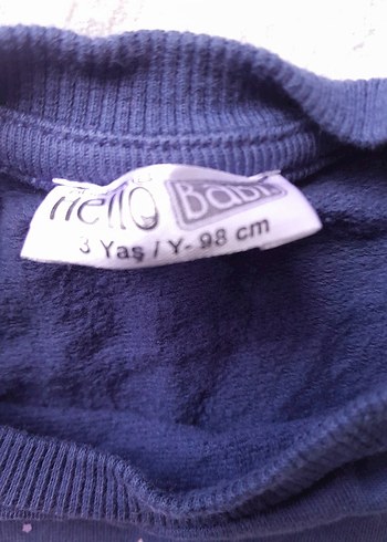 Renkli Baskılı Kız Sweatshirt 3 yaş - Görsel 3