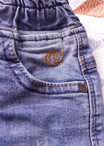 Erkek Çocuk Renkli Batik Desenli Bol Kesim Kot Pantolon - Görsel 4