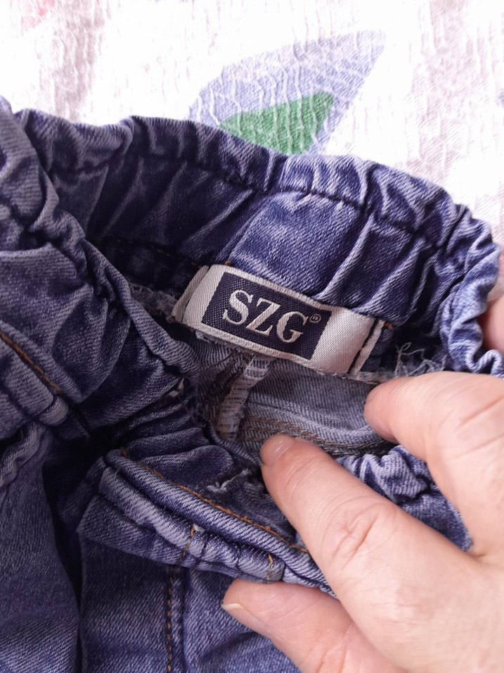 Erkek Çocuk Renkli Batik Desenli Bol Kesim Kot Pantolon - Görsel 5