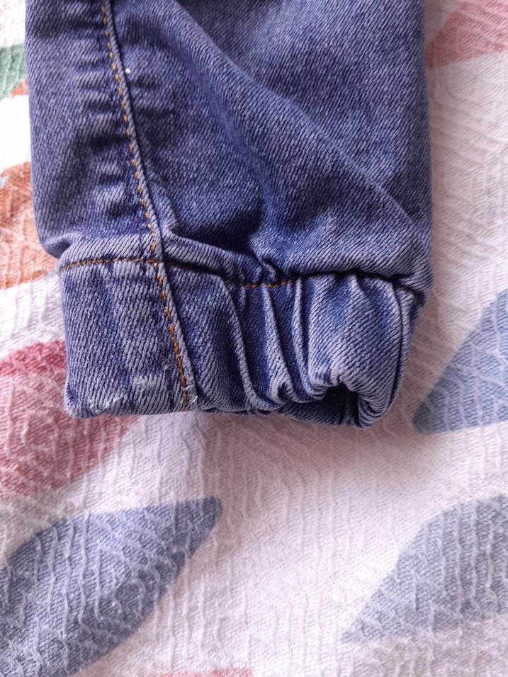 Erkek Çocuk Renkli Batik Desenli Bol Kesim Kot Pantolon - Görsel 3