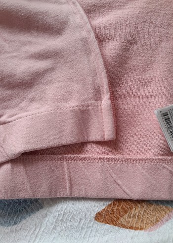 Kız Çocuk somon rengi Kapüşonlu Fermuarlı Sweatshirt 24 36 ay - Görsel 4