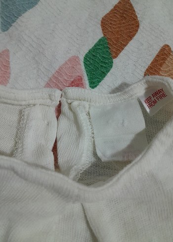 Beyaz Kız Çocuk Uzun Kollu Fırfırlı koton  Bluz - Görsel 4