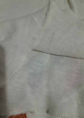 Beyaz Kız Çocuk Uzun Kollu Fırfırlı koton  Bluz - Görsel 5