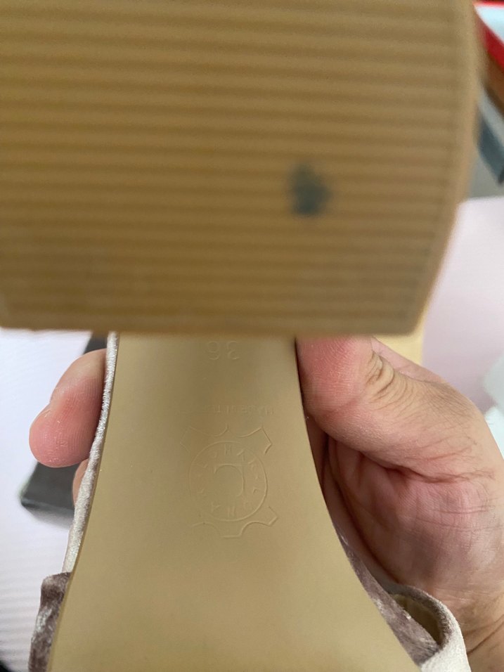 Bej Parlak Platform Topuklu Kadın Abiye Ayakkabı - Görsel 3