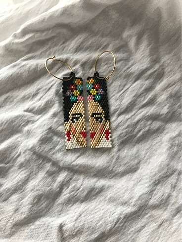 Frida Kahlo Dokuma Küpe