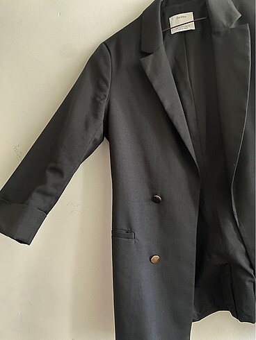 s Beden siyah Renk Bershka siyah blazer ceket