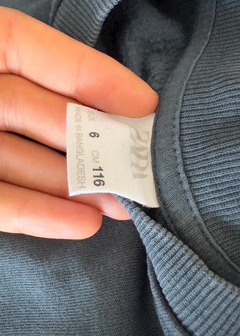 Zara Kız Çocuk petrol Mavisi Denim Eşofman Takımı