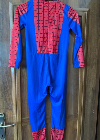 Örümcek Adam Baskılı Renkli Çocuk Kostümü - Görsel 2