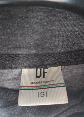 Gri Yüksek Yakalı Erkek Sweatshirt - Görsel 2