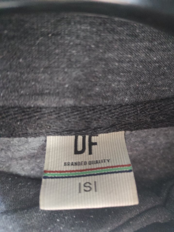 Gri Yüksek Yakalı Erkek Sweatshirt - Görsel 2