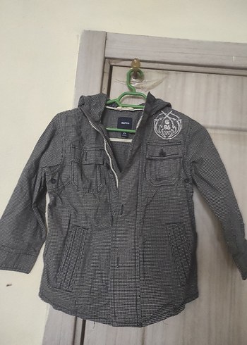 Gri Düğmeli Erkek Çocuk Ceketi - Görsel 4