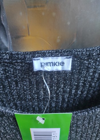 Gri Örgü Triko Kadın Midi Elbise - Görsel 3