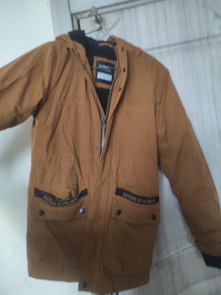 Kahverengi Erkek Çocuk Süet Kemerli Kaban - Görsel 2