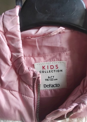 Kız Çocuk Pembe Fermuarlı Yelek - Görsel 2