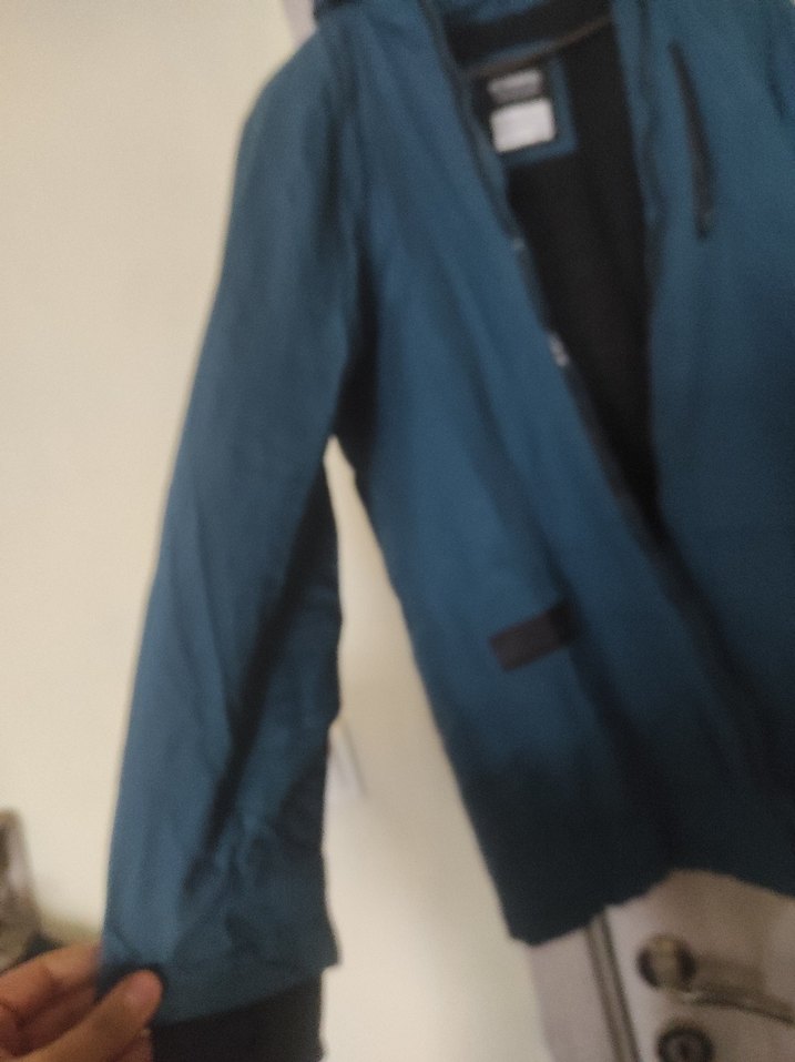 Erkek çocuk Mavi Kapüşonlu Midi Mont - Görsel 5