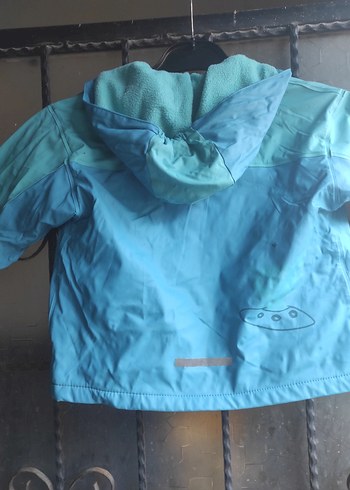 Mavi Erkek Çocuk Polar Yağmurluk - Görsel 3