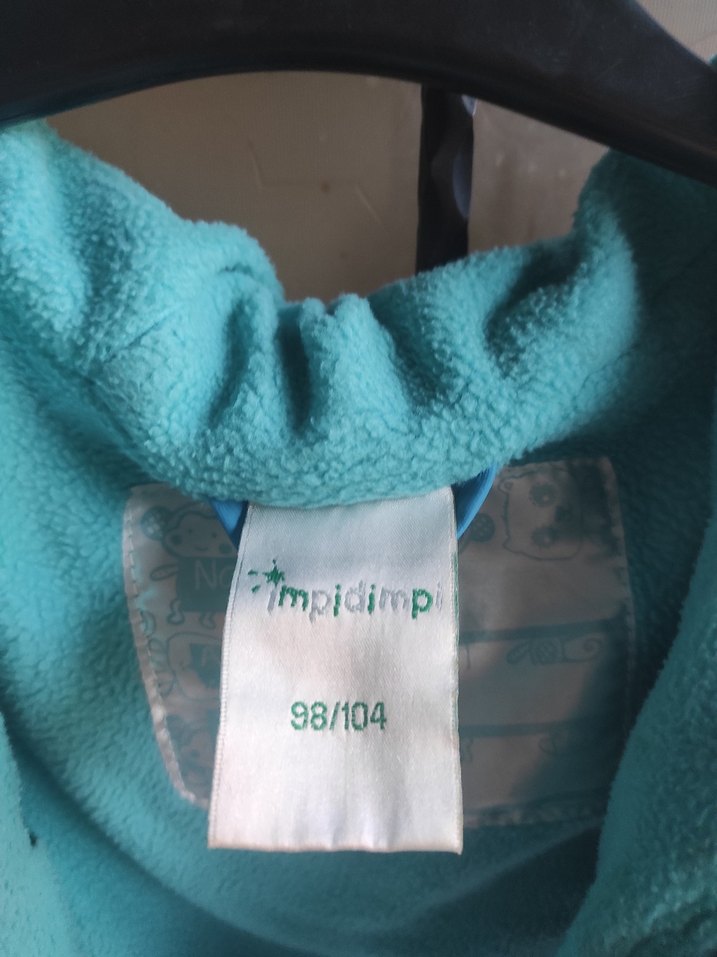 Mavi Erkek Çocuk Polar Yağmurluk - Görsel 2