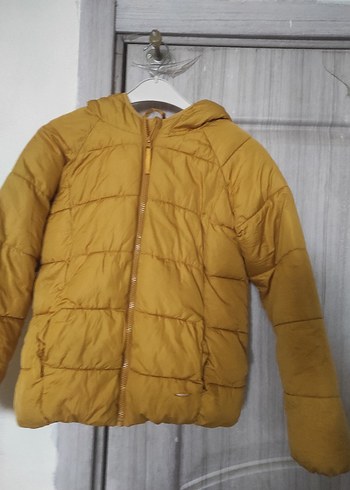 Sarı Fermuarlı erkek çocuk Kışlık Mont - Görsel 2