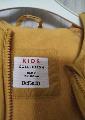 Sarı Fermuarlı erkek çocuk Kışlık Mont - Görsel 3