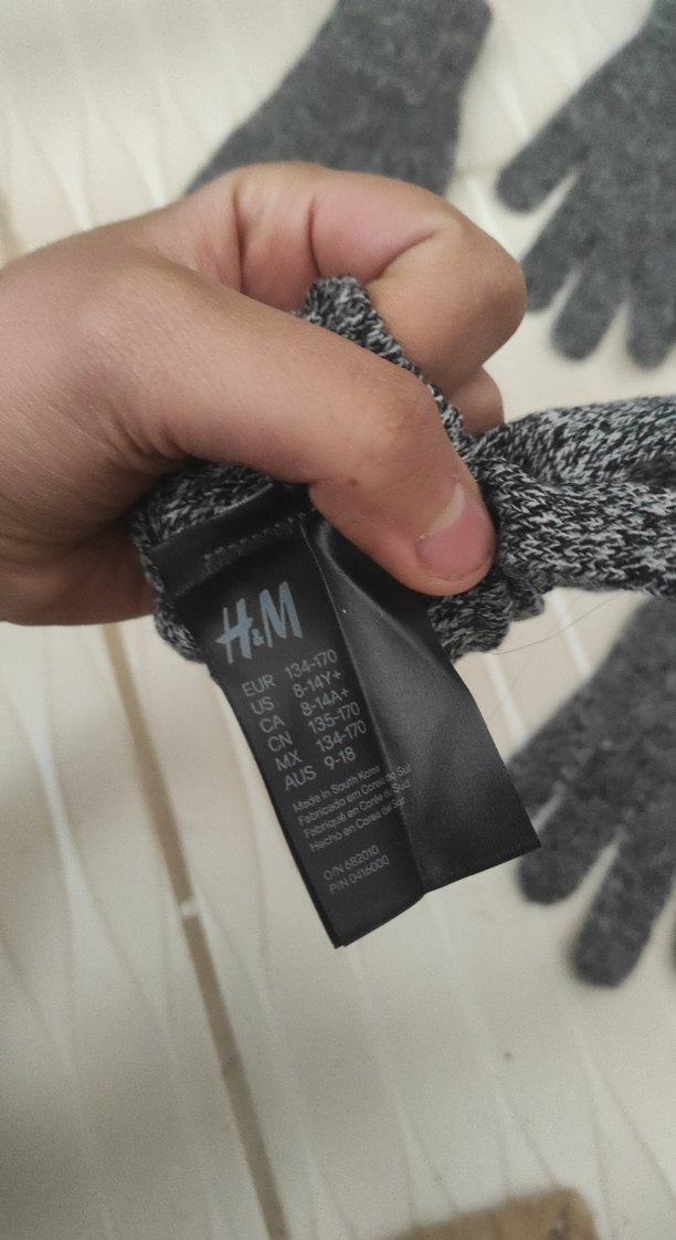 Gri Örgü Kadın Eldivenleri 3 çift 150tl - Görsel 3