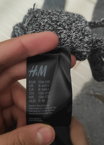 Gri Örgü Kadın Eldivenleri - Görsel 5