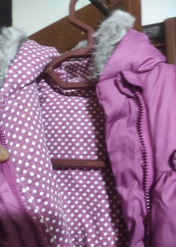 Mor Fermuarlı Bebek Tulumu - Görsel 3