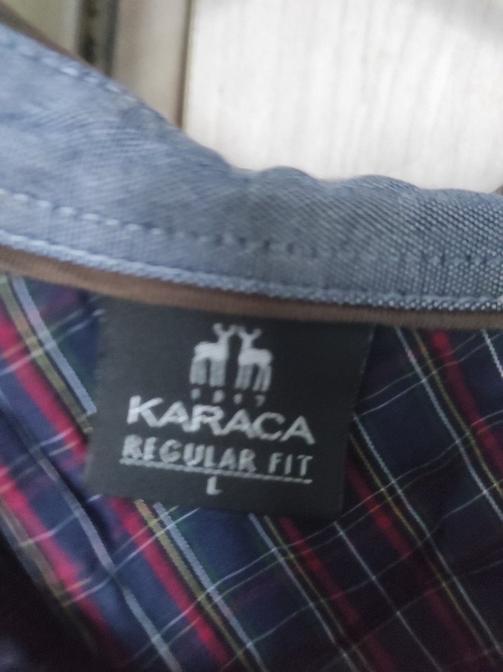 Uzun Kollu Kahverengi Gri Polo Tişört - Görsel 2