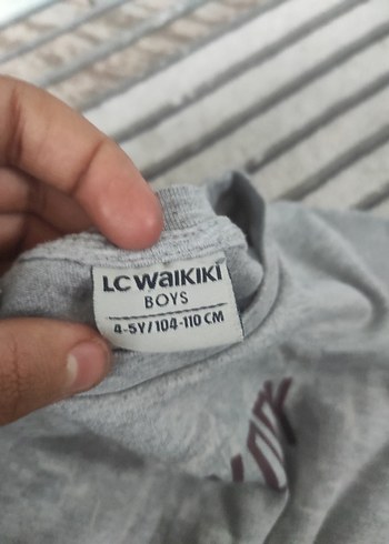 Erkek Gri Baskılı Sweatshirt Uzun Kollu - Görsel 2