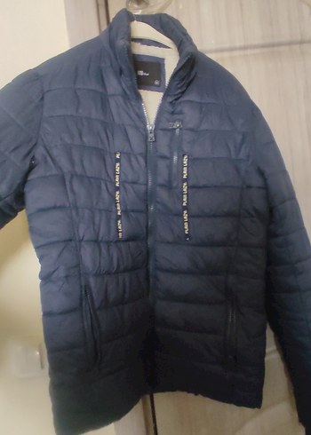 Koyu Mavi Fermuarlı Erkek Mont - Görsel 3