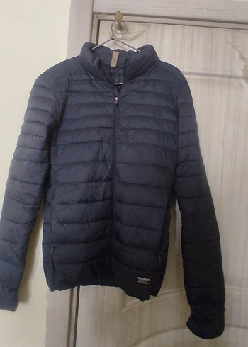 Erkek Lacivert Fermuarlı Günlük Mont - Görsel 2